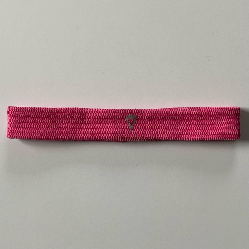Ivivva By Lululemon Pink Stick It Girls One Size Headband non slip sporty